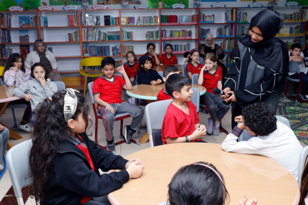 Ajman University's Office of Sustainability Organizes an Awareness Session and Workshop titled “Your Planet Needs You “at Al Maarifa International Private School