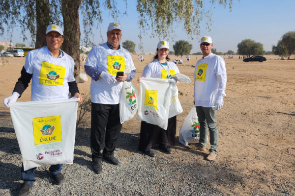 Ajman University Participates in the 'Clean UAE' Campaign in its 21st Edition