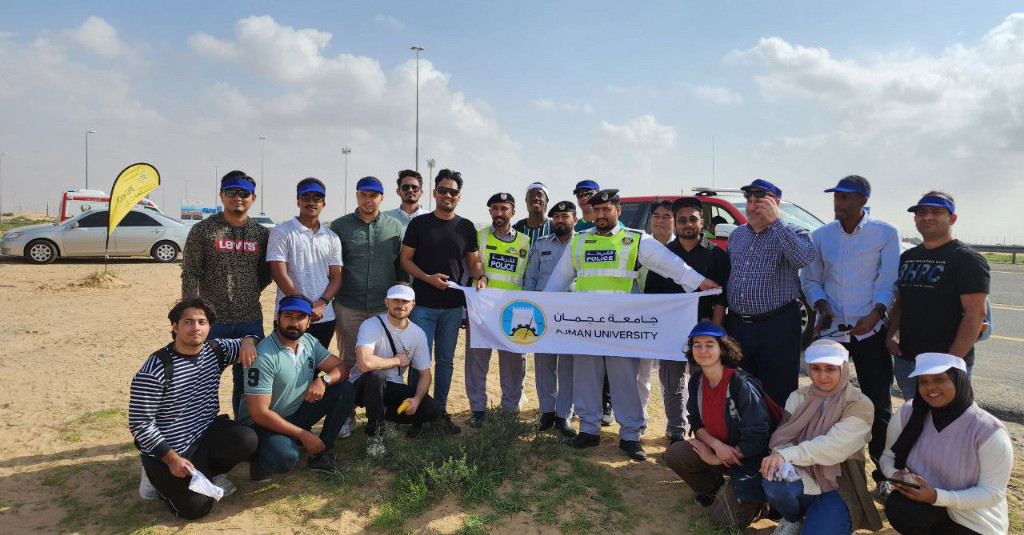 Ajman University Participated in the Celebrations of the National Environmental Day 2023 in Collaboration with the Emirates Environmental Group