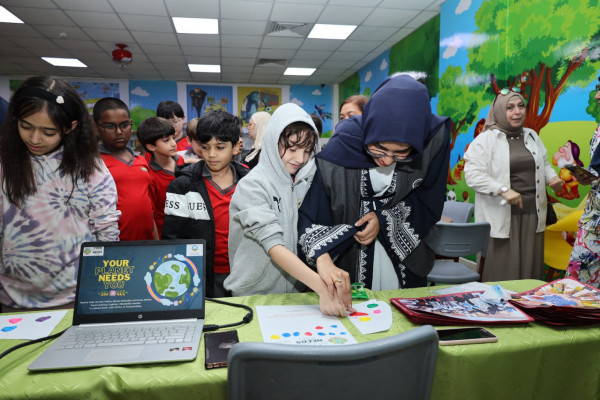 Ajman University's Office of Sustainability Organizes an Awareness Session and Workshop titled “Your Planet Needs You “at Al Maarifa International Private School