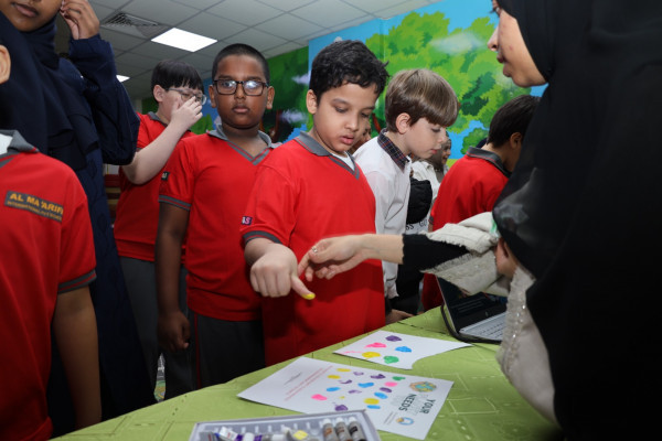 Ajman University's Office of Sustainability Organizes an Awareness Session and Workshop titled “Your Planet Needs You “at Al Maarifa International Private School